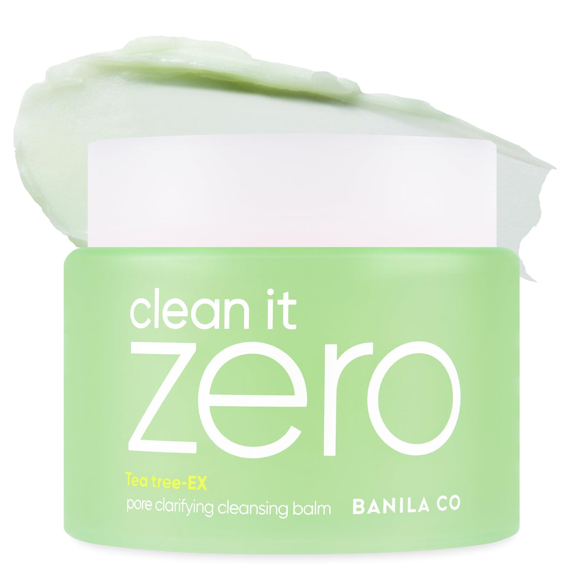 BANILA CO jar front view showing clean packaging and size, clear product identity