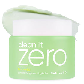 BANILA CO jar front view showing clean packaging and size, clear product identity