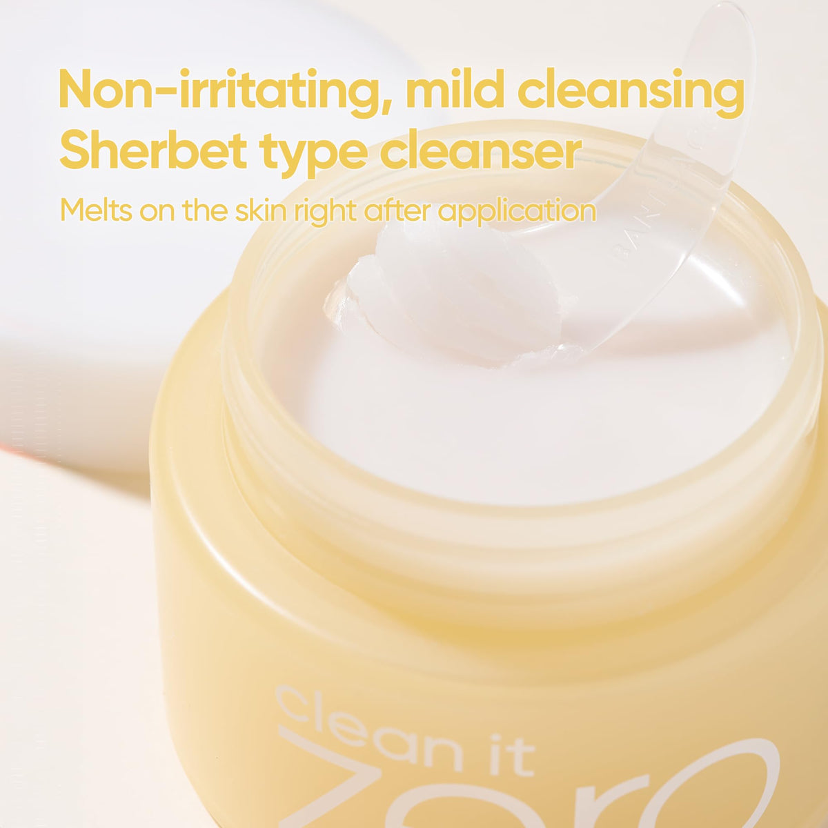 BANILA CO emulsified oil turning milky with water for easy rinsing after massage