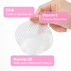 banila co smooth pad side texture for gentle residue removal