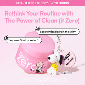 BANILA CO open balm texture showing sherbet-to-oil transformation benefit