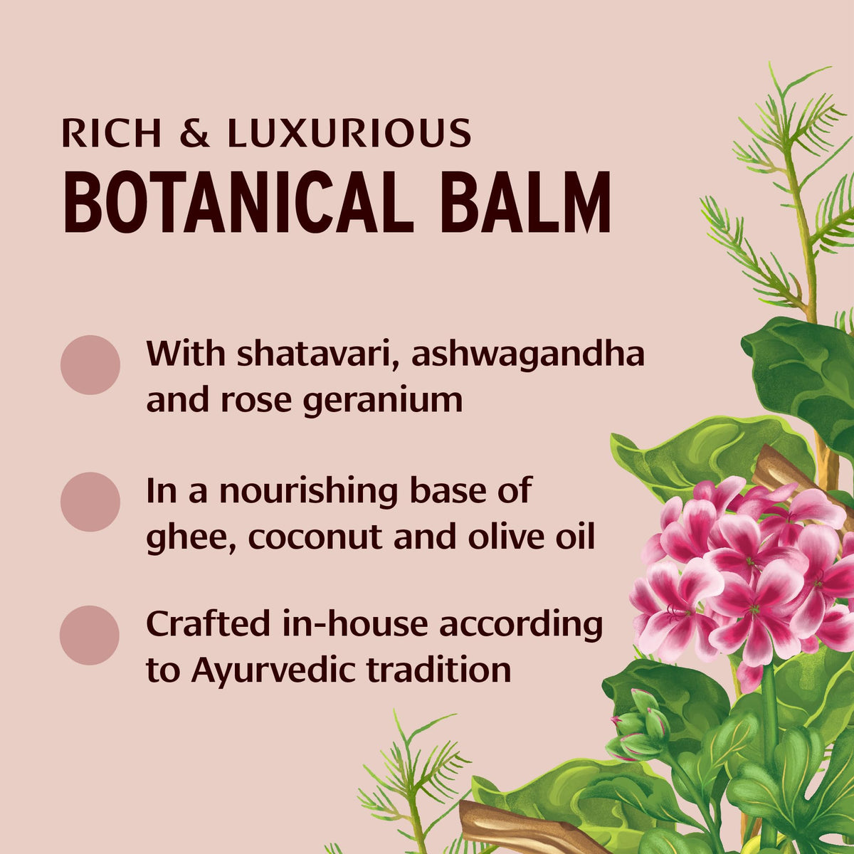 Banyan Botanicals Beauty Balm 4 oz compared to hand for scale and travel-friendly benefit