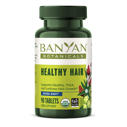 Banyan Botanicals front packaging showing organic supplement benefits
