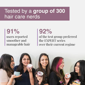 Bare Anatomy being applied to midlengths and ends for frizz control