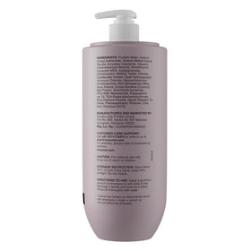Bare Anatomy shampoo being applied with a brush for even distribution