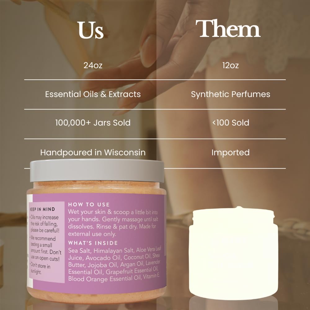 Bare Botanics jar staged in bathroom to show at-home spa benefit
