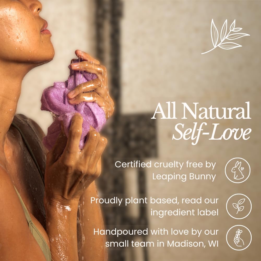 Bare Botanics jar styled on bathroom shelf showing vegan non-toxic lifestyle