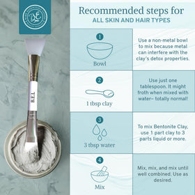 Bare Essentials Living mask applied to cheek demonstrating even coverage benefit