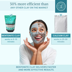 Bare Essentials Living bentonite clay blended into a bath soak for relaxing mineral benefits