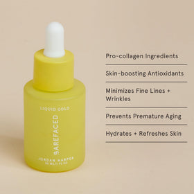 Barefaced dropper dispensing serum demonstrating precise application control