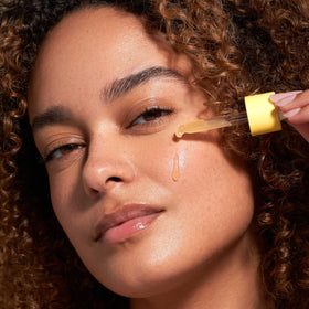 Barefaced in morning routine setting illustrating brightening and daily protection