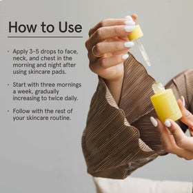Barefaced serum texture close-up highlighting smooth, hydrating consistency