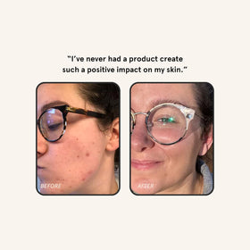 Barefaced Overachiever applied on hand to show absorption and finish