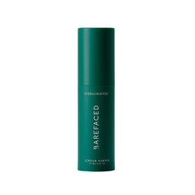 Barefaced Overachiever front packaging showing bottle and label benefits