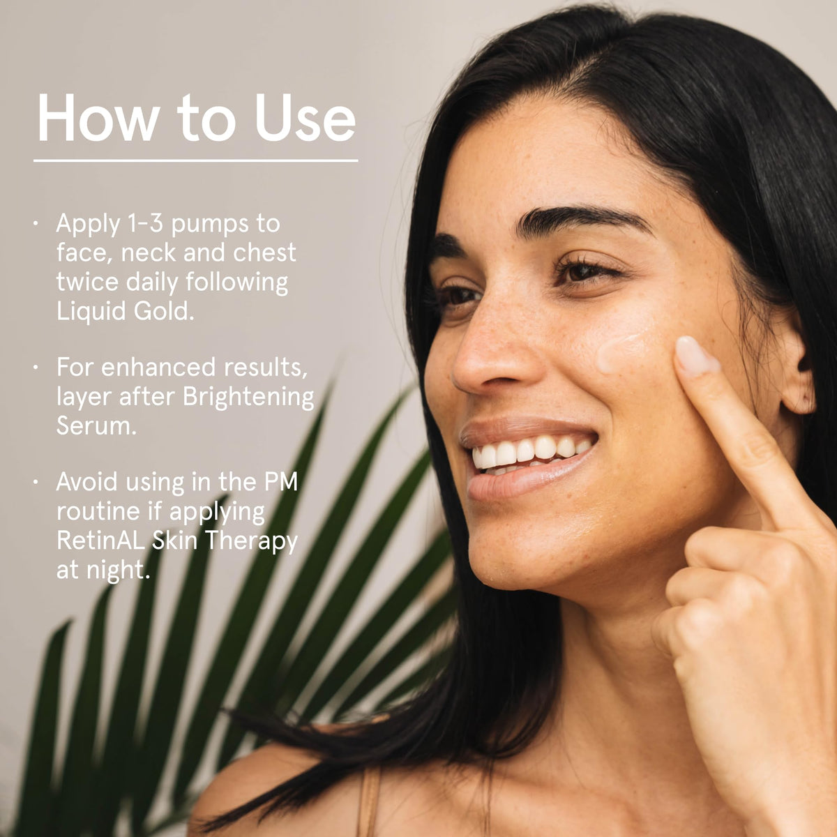 Barefaced Overachiever glossy serum texture demonstrating lightweight hydration