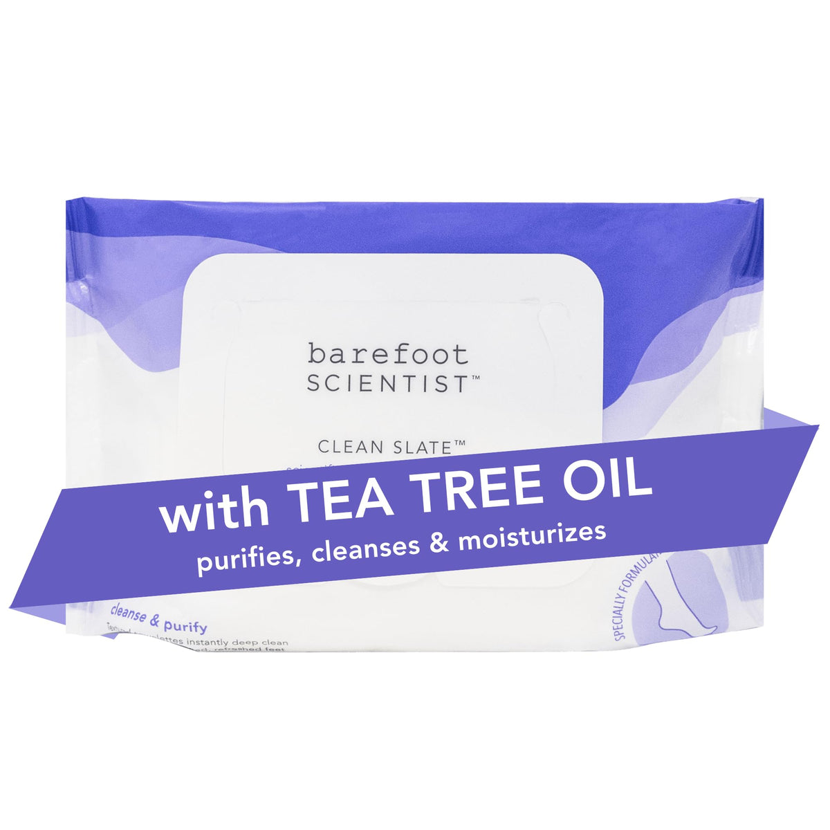 Barefoot Scientist front packaging showing brand and resealable pouch benefit