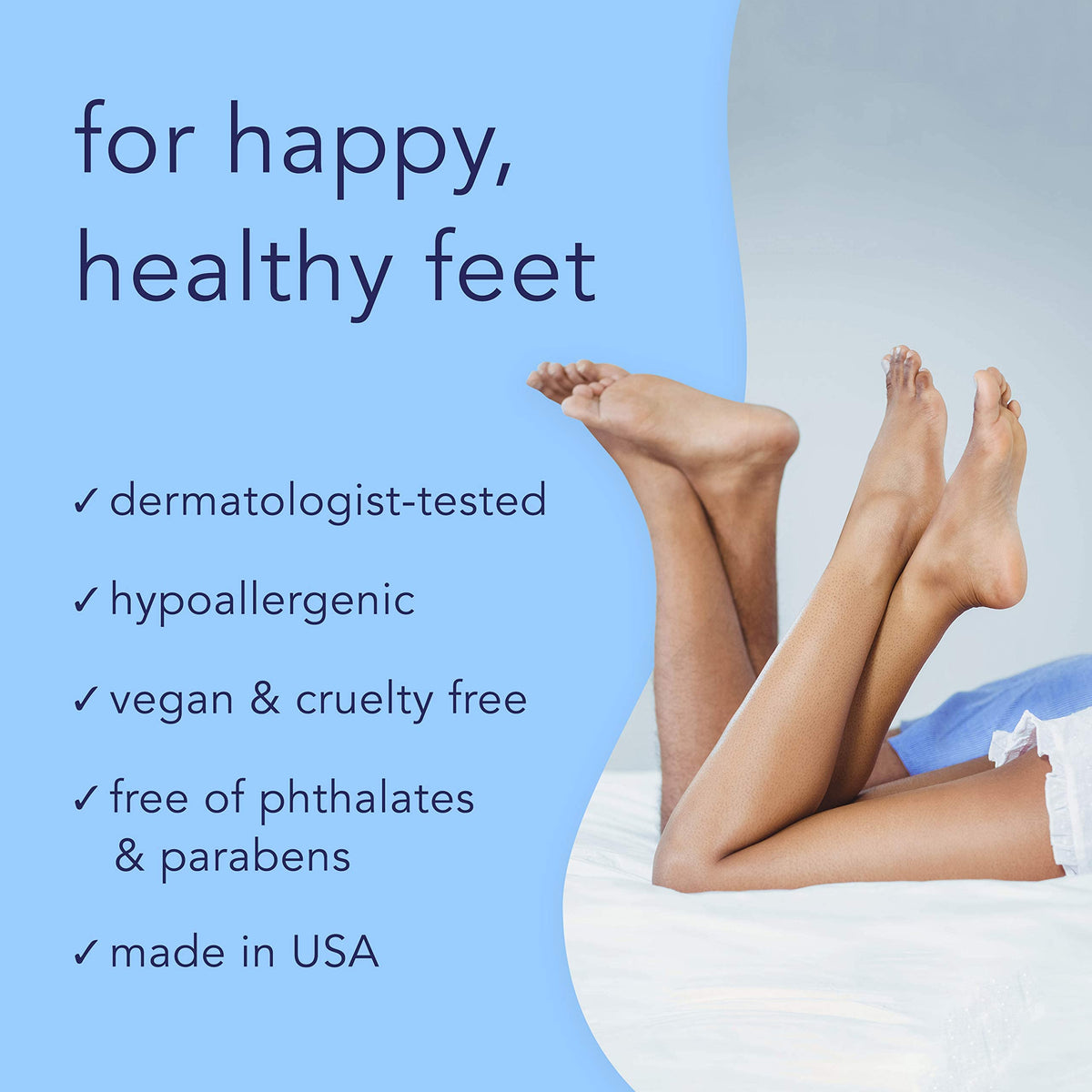Barefoot Scientist overnight sock application showing enhanced absorption benefit