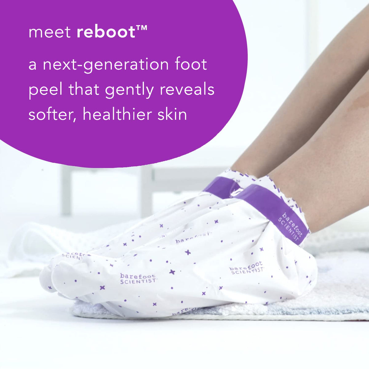 Barefoot Scientist booties and contents displayed for easy use