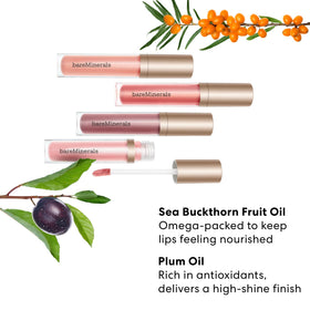 bareMinerals applicator tip demonstrating precise application and glossy coverage