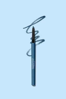 bareMinerals aquamarine being applied on eyelid demonstrating easy blending and long wear