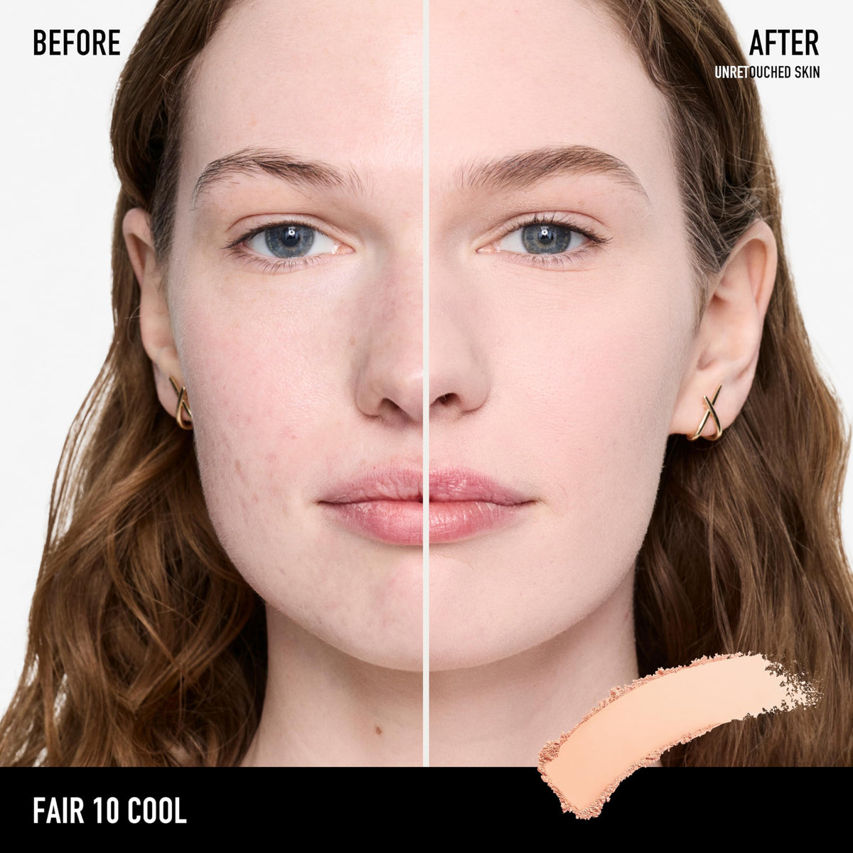 bareMinerals open compact with sponge showing easy on-the-go application benefit