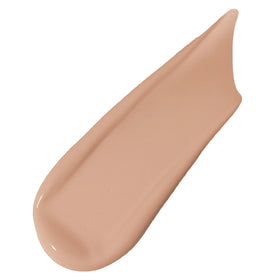 bareMinerals barepro dispensed pump drop on fingertip, quick control and clean application