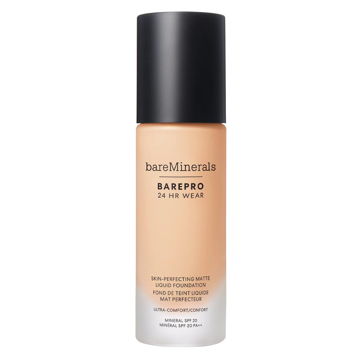 bareMinerals front packaging showing product and shade number for easy selection