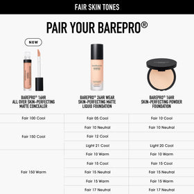 bareMinerals concealer in hand to show compact size and travel-friendly convenience