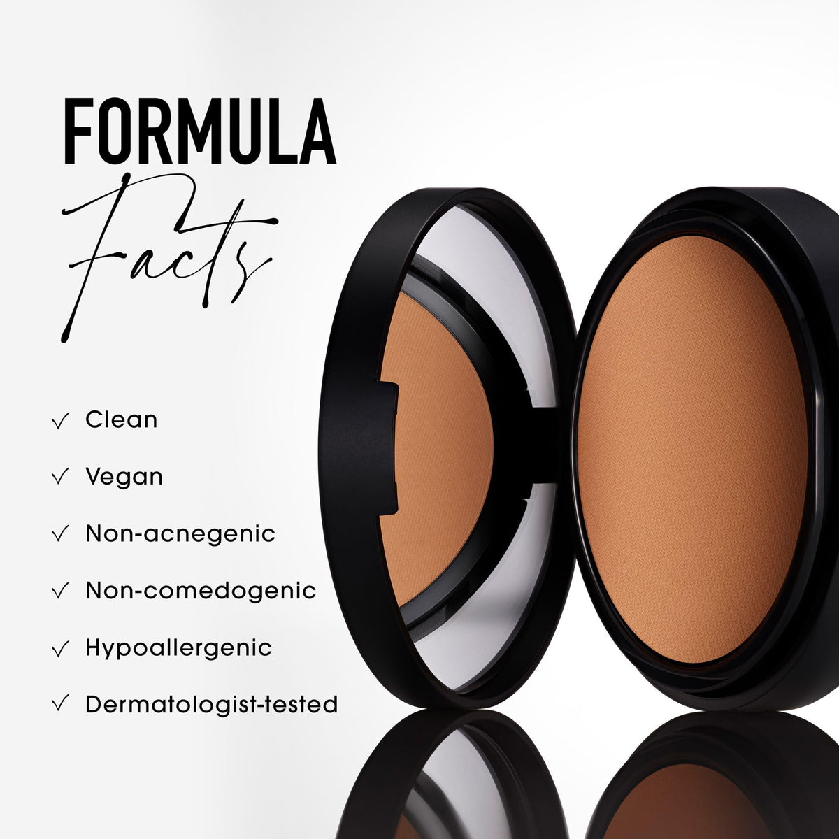 bareMinerals compact held in hand to show size and portability