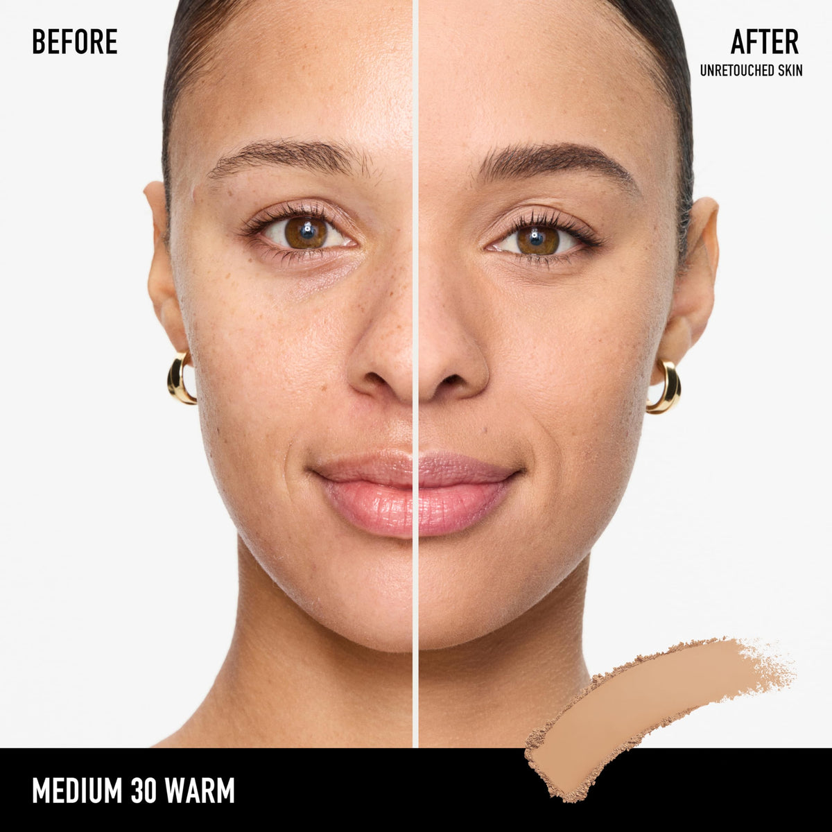 bareMinerals open compact with included sponge for on-the-go application benefit