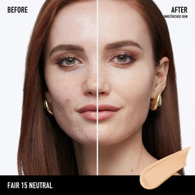 bareMinerals pump dispensing foundation demonstrating controlled, mess-free application