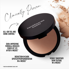 bareMinerals swatch of medium 30 cool shade on forearm for color match