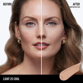 bareMinerals barepro texture close-up showing smooth mineral finish and matte control