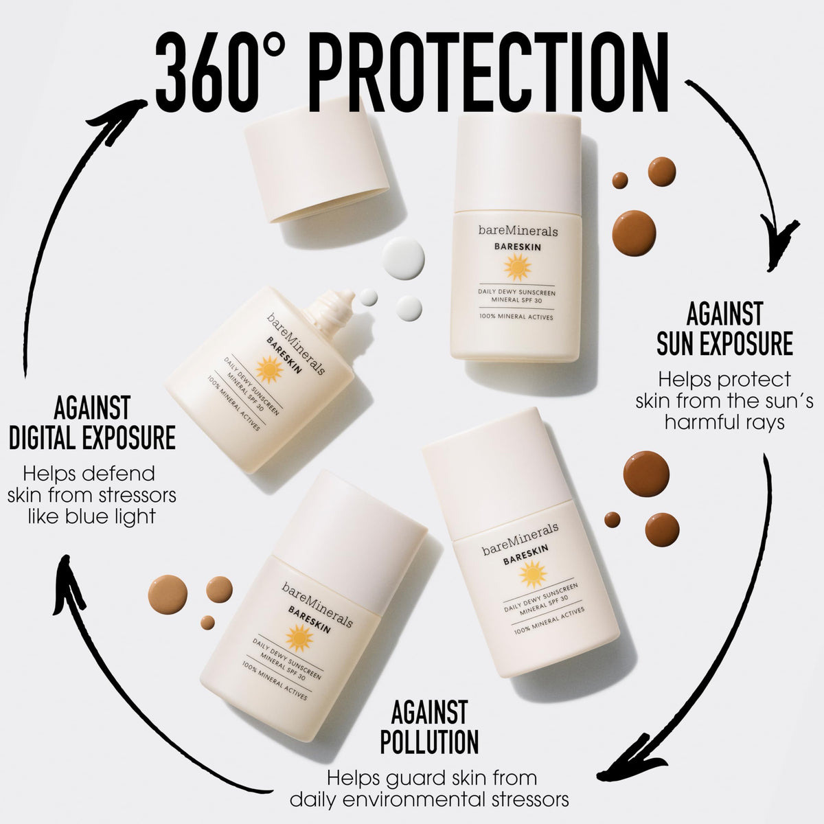 bareMinerals in bathroom setting showing daily routine convenience benefit