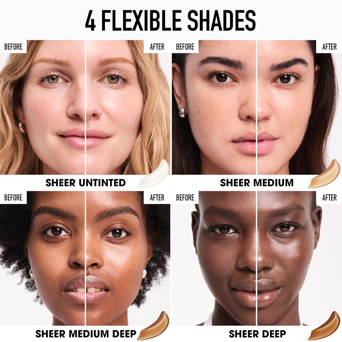bareMinerals ingredient illustration highlighting zinc oxide and niacinamide benefits