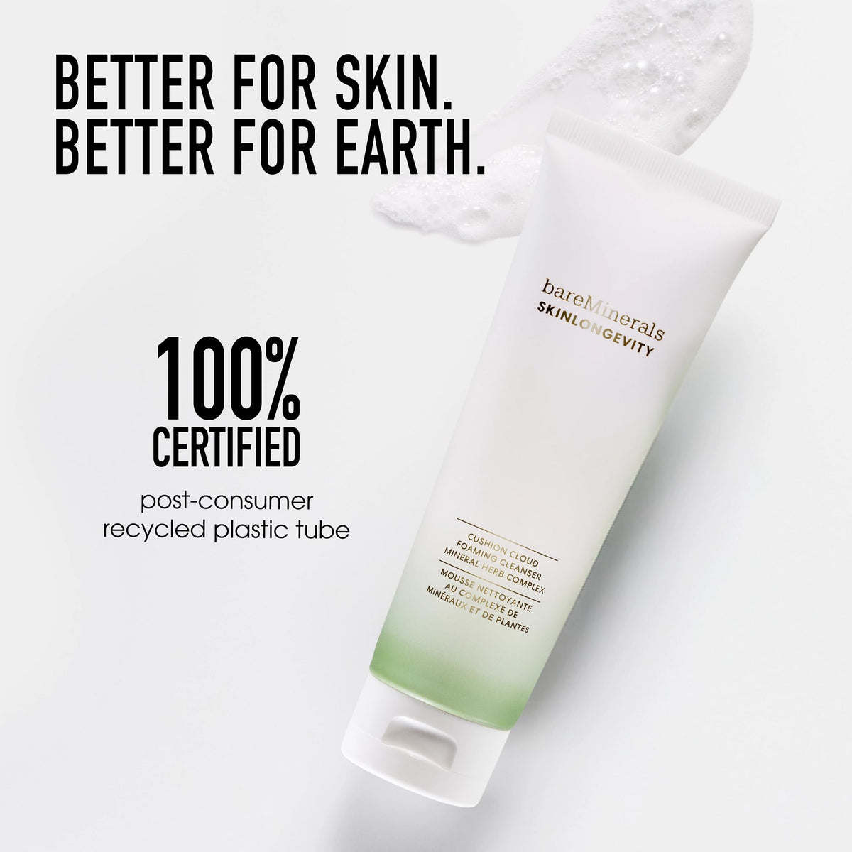 bareMinerals in bathroom lifestyle setting suggesting soothing daily routine