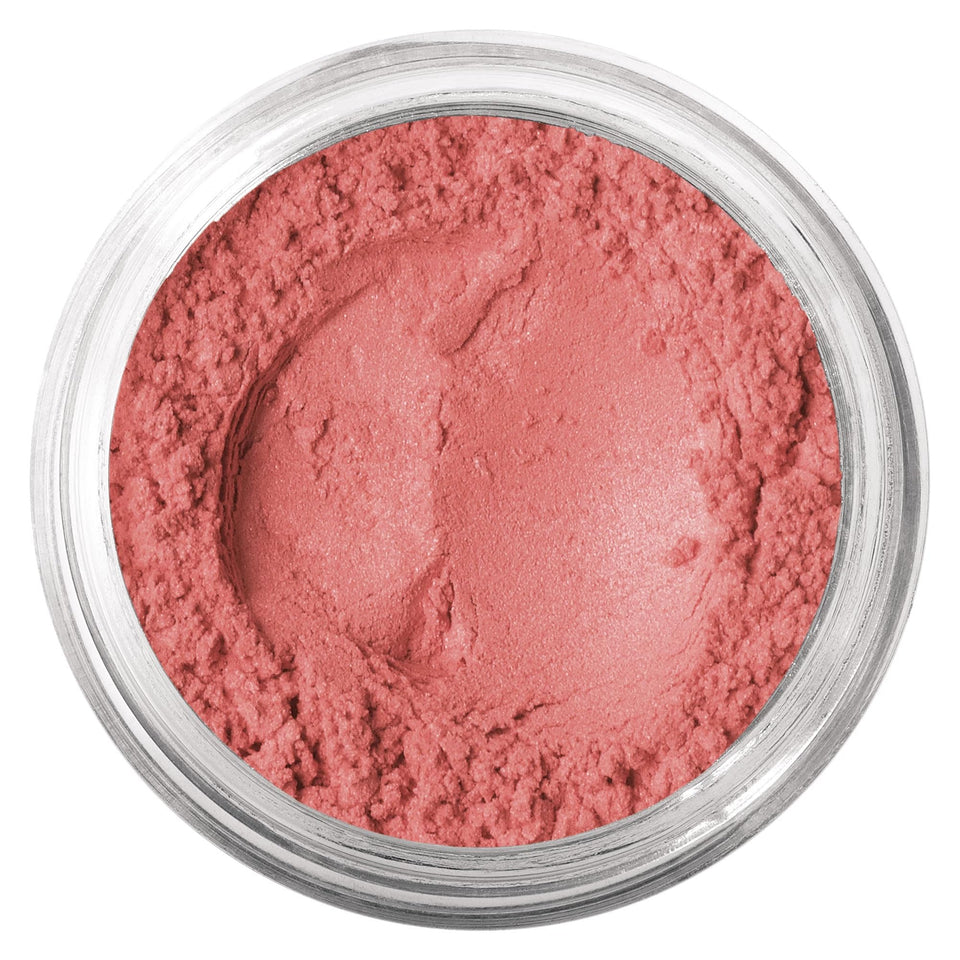 bareMinerals front packaging showing compact and jar, clear brand visibility and freshness