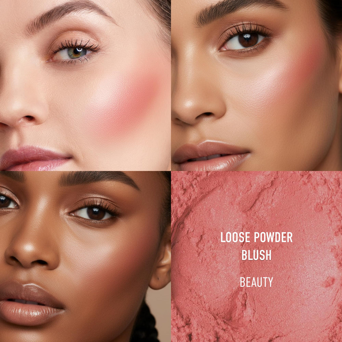 bareMinerals loose powder close-up revealing fine mineral texture for blendable color