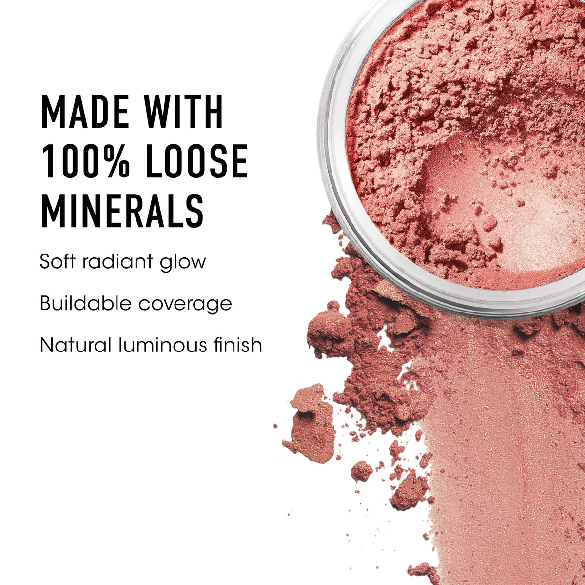 bareMinerals texture transformation from powder to creamy finish for natural glow
