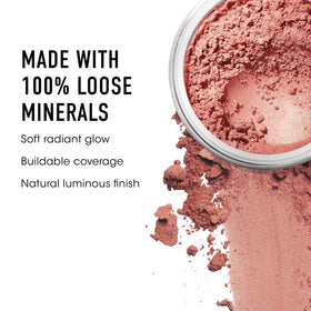 bareMinerals texture transformation from powder to creamy finish for natural glow