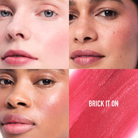 bareMinerals close-up of creamy texture on tip showing smooth glide and blendable finish