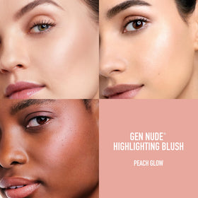 bareMinerals brush blending product on skin demonstrating easy application and blur benefit