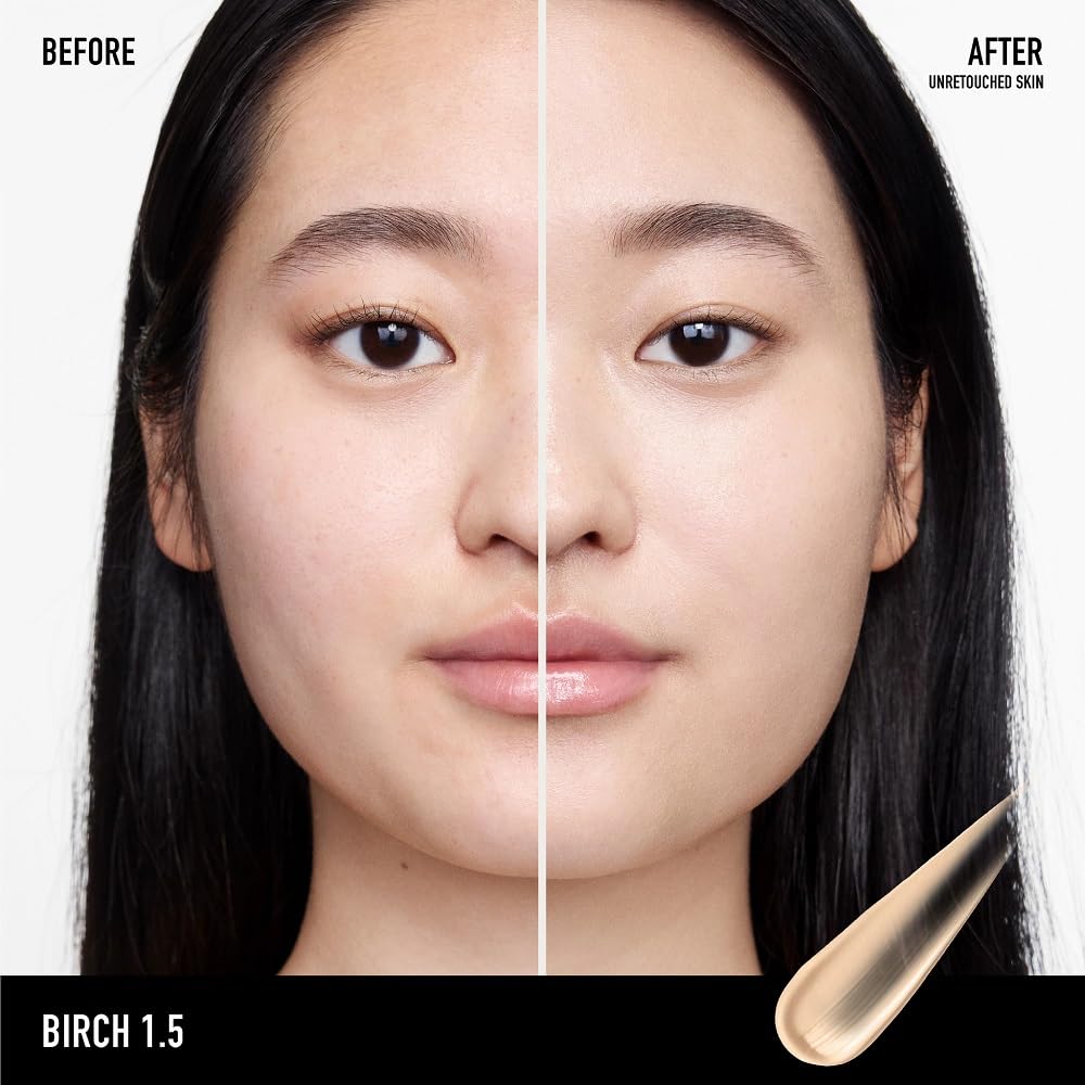 bareMinerals pump dispensing a measured drop for controlled application benefit