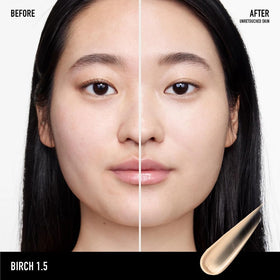 bareMinerals pump dispensing a measured drop for controlled application benefit