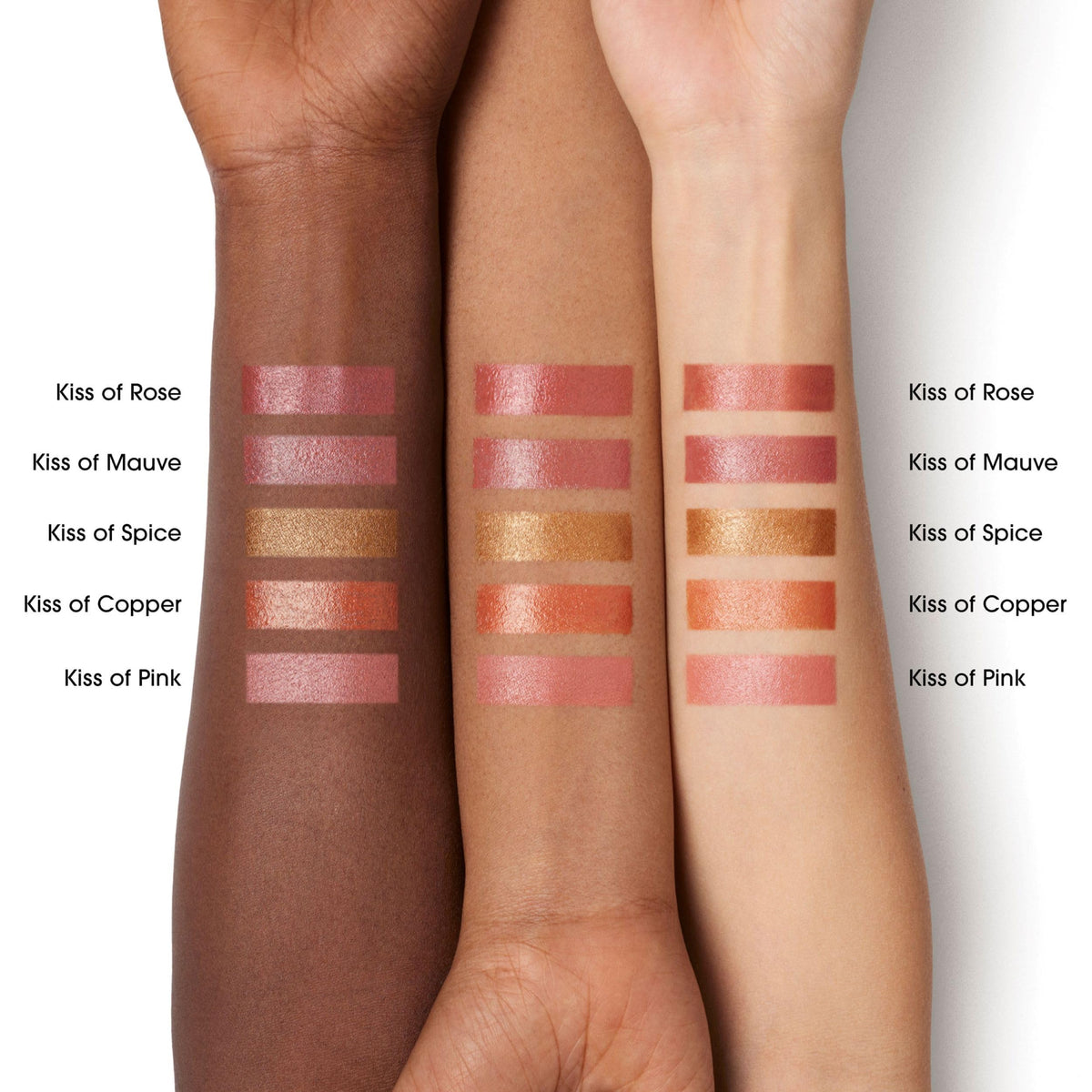 bareMinerals applied on cheek demonstrating natural rosy-bronze glow and seamless blending