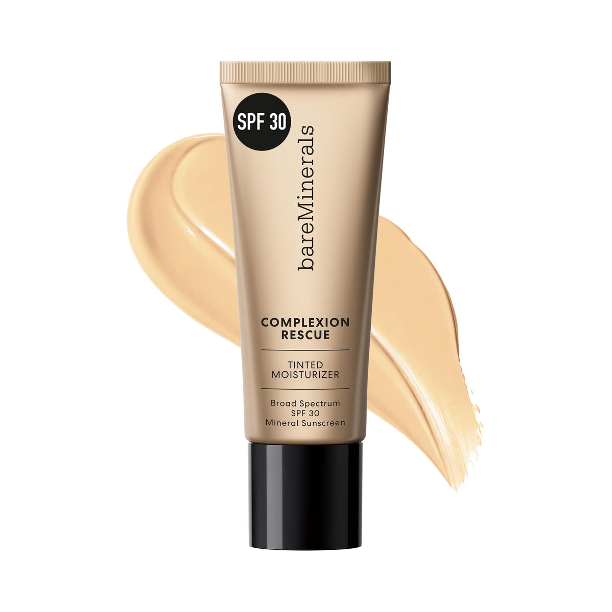 bareMinerals front bottle showing product name and SPF30 protection benefit