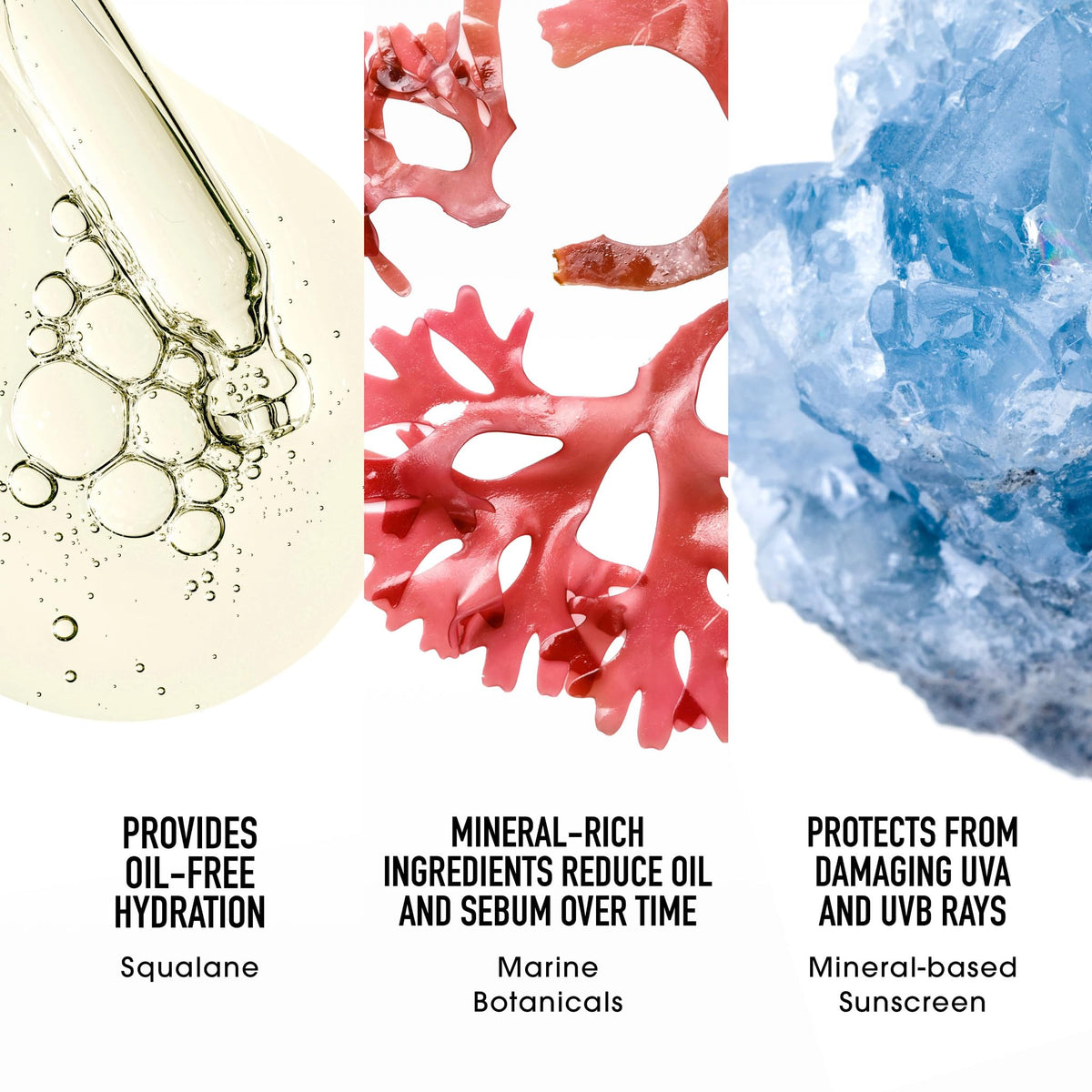 bareMinerals in bathroom routine next to cleanser to show morning use