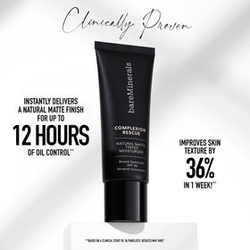 bareMinerals swatches on skin showing coverage and blendability