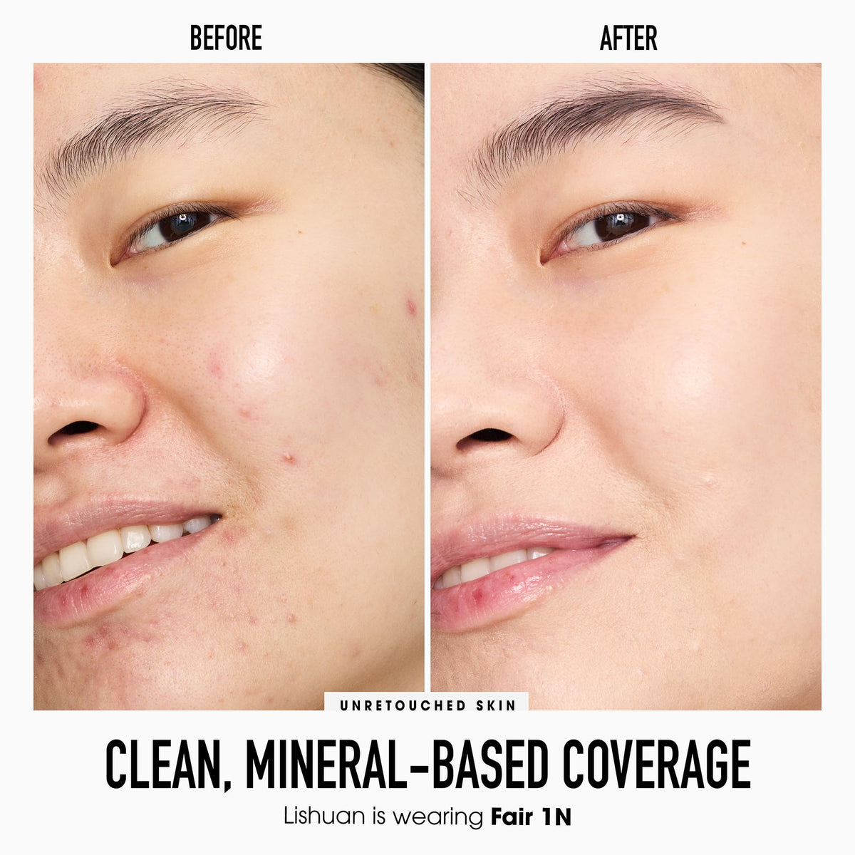 bareMinerals concealer doe-foot applicator demonstrating precise placement