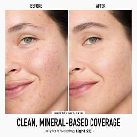 bareMinerals doe-foot applicator delivering precise brightening coverage